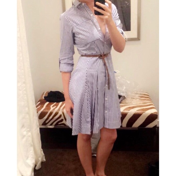 *SOLD* Michael Kors A-line Shirt Dress - Picture 4 of 4